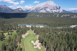 Banff Springs 7th Green Aerial